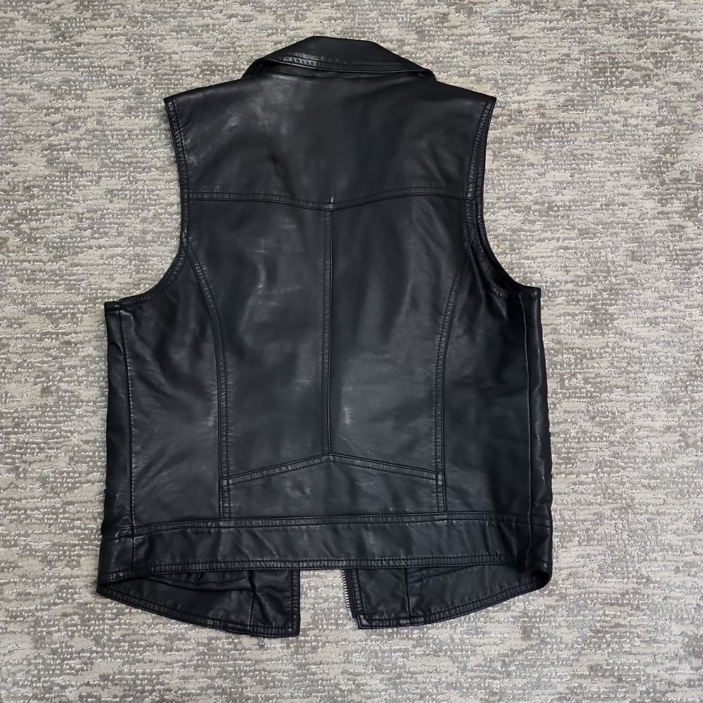 Maurices brand black pleather vest - Picture 8 of 8